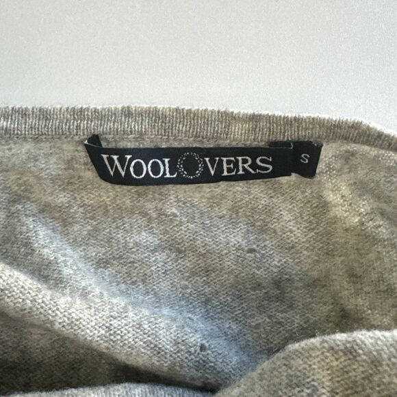 Woolovers Women's Gray Cashmere & Wool Open Front Cardigan Sweater Size Small - Picture 3 of 5